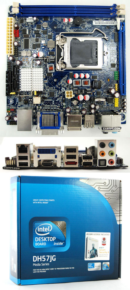 Intel DH57JG (f�r i3, i5, i7 [Sockel LGA1156], DVI) (Remnant)